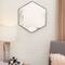 CosmoLiving by Cosmopolitan Black Contemporary Wood Wall Mirror, 21" x 24"